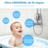 Filtro para Regadera Baño, suavizante de agua con filtro de