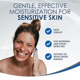 Vanicream Daily Facial Moisturiser, With Hyaluronic Acid, 5 Key Ceramides and Squalane, For Sensitive Skin, Fragrance and Gluten Free, pH-Balanced, De