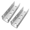 VEVIVOOVY U-Shaped Brace Fitting,0.157“ Thick Heavy Duty Strut Connector Bracket
