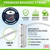 Bright White Twine String - #18 Strong Nylon String -