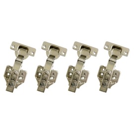 LIKERAINY 105 Degree Corner Stop Hinge 35 mm with Damper for Furniture Kitchen Cabinet Wardrobe Cabinet Door Automatic Hinge Full Present Hinges Pack of 4