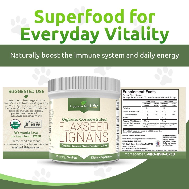Lignans for Life Bulk Flaxseed Lignans