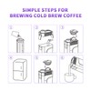 MAVO Cold Brew Coffee Maker, 27oz Iced Coffee Maker and