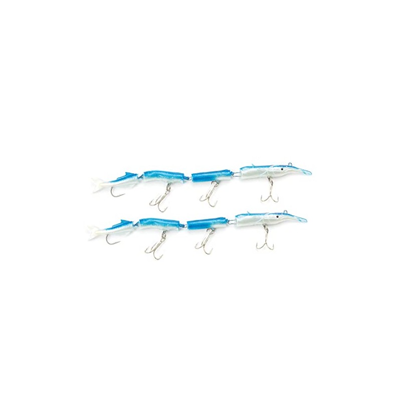 #06 Sky Articulated Garfish Kit with 3 Trebles and Hooks