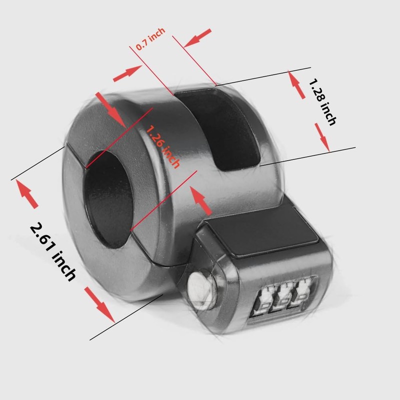 Keyed Door Handle Lockout Device Cover with Code to Disable