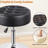 Segawe Vanity Ottoman Stool Adjustable 360° Swivel Makeup Stool Chair