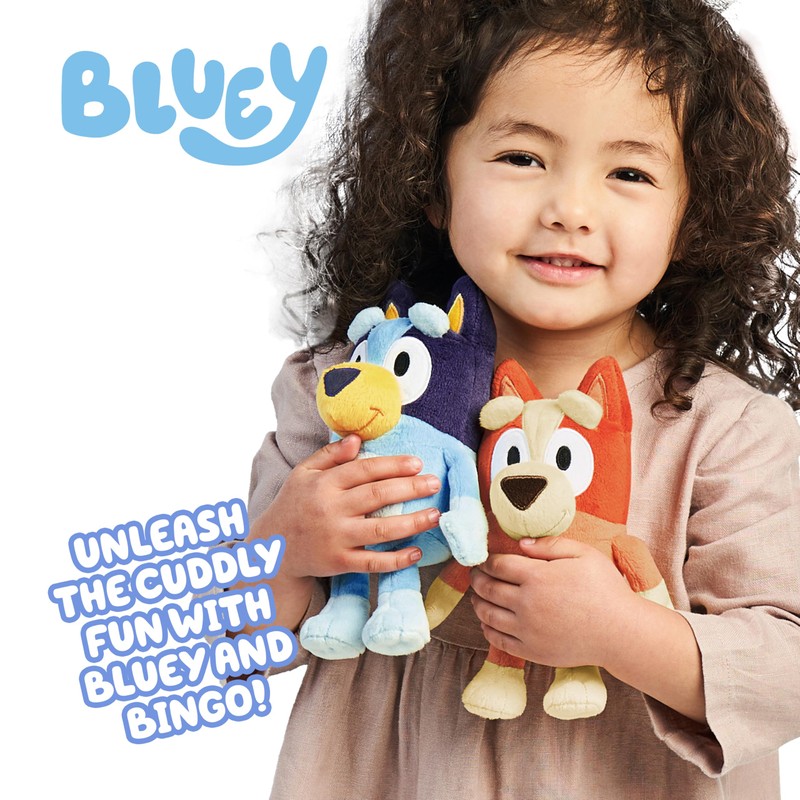 Bingo & Bluey Plush Toys Bundle – Exclusive 2-Pack Soft