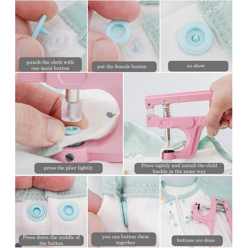 JUTOSU Handy Press Set, Hand Press, Plus Snap, Starter, Snap