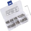 MEZOKUCEL Nuts, 230pcs M2 304 Stainless Steel Cup Head Hex
