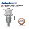 Magnetic Oil Drain Plug, M12x1.25 Oil Pan Nut Bolt with