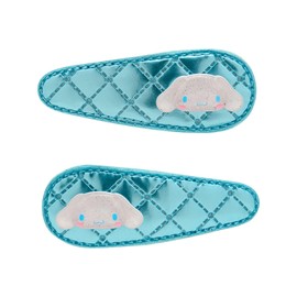 Sanrio 213268 Sleep Pins, Set of 2, Cinnamoroll Steel, Polyester, ABS, Right and Left Facing Set, Ages 3 and Up