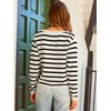 LILLUSORY Women's Striped Cardigan Sweaters Fall Outfits Clothes Fashion Trendy