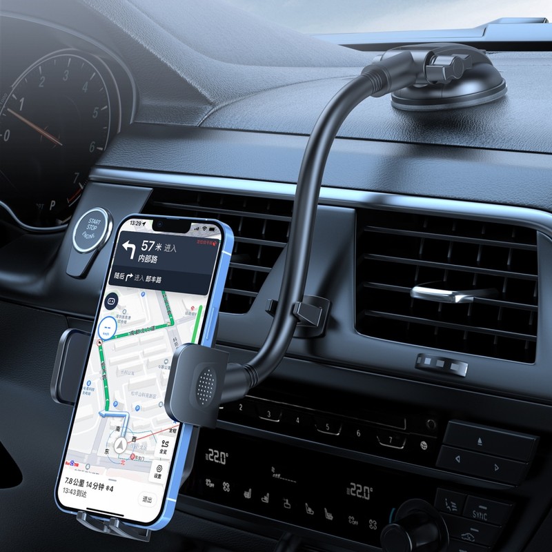 Phone Mount for Car Gooseneck Car Phone Holder for Dashboard