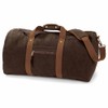 Quadra QD613 Vintage-Style Desert Canvas Holdall - Colour: Brown
