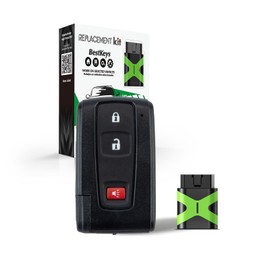 BestKeys with DIY Setup Instructions Key Fob fits 2004-2009 Toyota Prius Smart Keyless Entry Remote with Silver Logo Only FCC ID:MOZB31EG 312 MHz