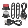 Bike LED Tail Light Front Light Set USB Rechargeable Bike