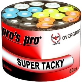 Generisch 60 Overgrip Super Tacky Tape Plus Tennis Pros Pro Grip Tape Multi-Coloured