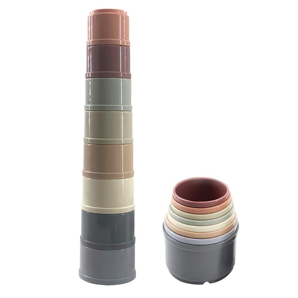 MAXQUU 8 Pieces Set of Stacking Cups, Bunny Toys, Stacking