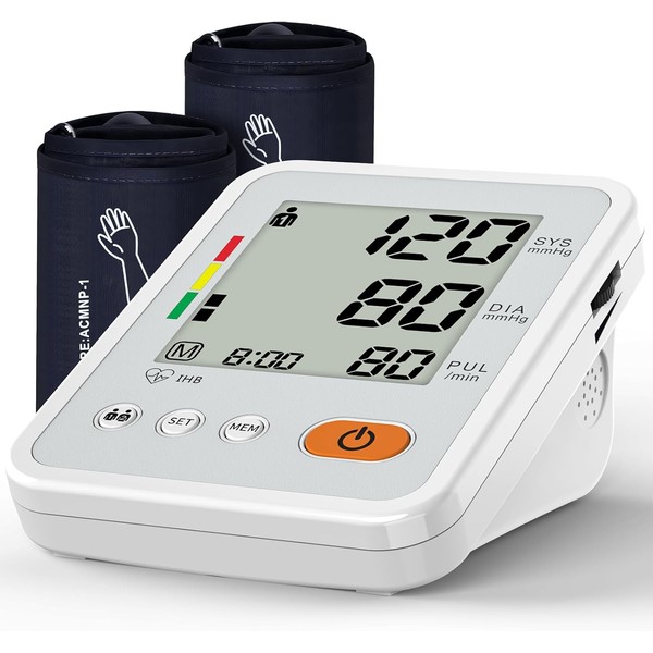 Blood Pressure Monitors for Home Use with 2 Size Cuff