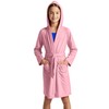 o-day Children's Lightweight and Practical Microfibre Dressing Gown with Hood,