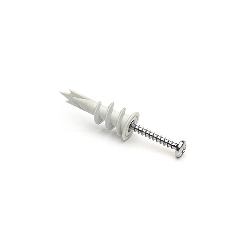 Merriway BH03658 (25 Pcs) Nylon Self Drilling Drywall Plasterboard Hollow