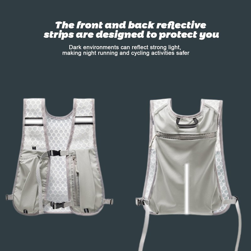 Anseom Running Vest for Men and Women, Multifunctional Ultralight Running