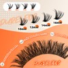Cluster Lashes D Curl 640pcs Individual Eyelashes Natural Look 10-16
