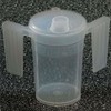 Two Handled Plastic Feeding Cup with SPOUT Adult Feeder Beaker