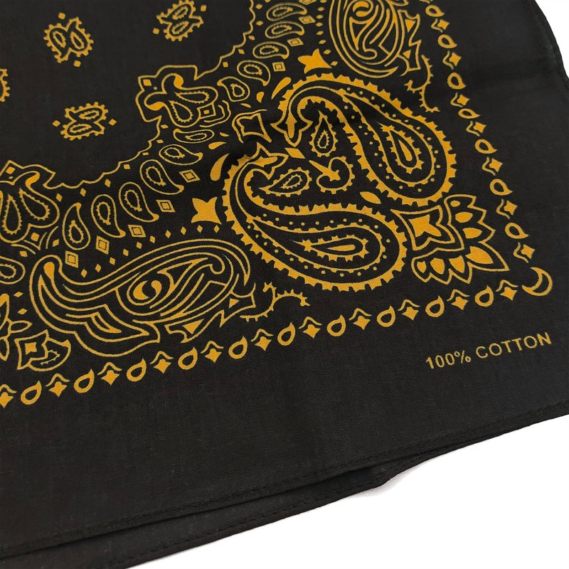 kakatrend Bandana, Paisley, Triangular Width, Adult, 100% Cotton, Fashionable, Handkerchief,
