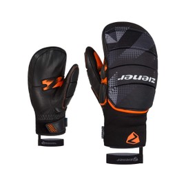 Ziener Race Racing Gloves Mittens Gladiator Aqua Shield Black 918 New