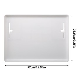 NCONCO Bedside Shelf, Bedside Shelf for Hanging, Tray Bedside Shelf for Bed with Cable Management, Space-Saving Small Bedside Table, for Phone, Tablet, Books (32 x 23.5 cm)