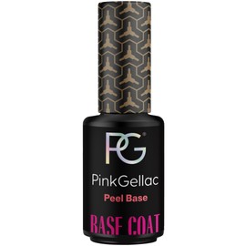 Pink Gellac Peel Off Base Coat - 8 ml Peel off Nagellack Für Einfache Entfernung - Base Gel für Nägel UV für 14 Tage Salonqualität - UV Gel Nagellack Made in Holland