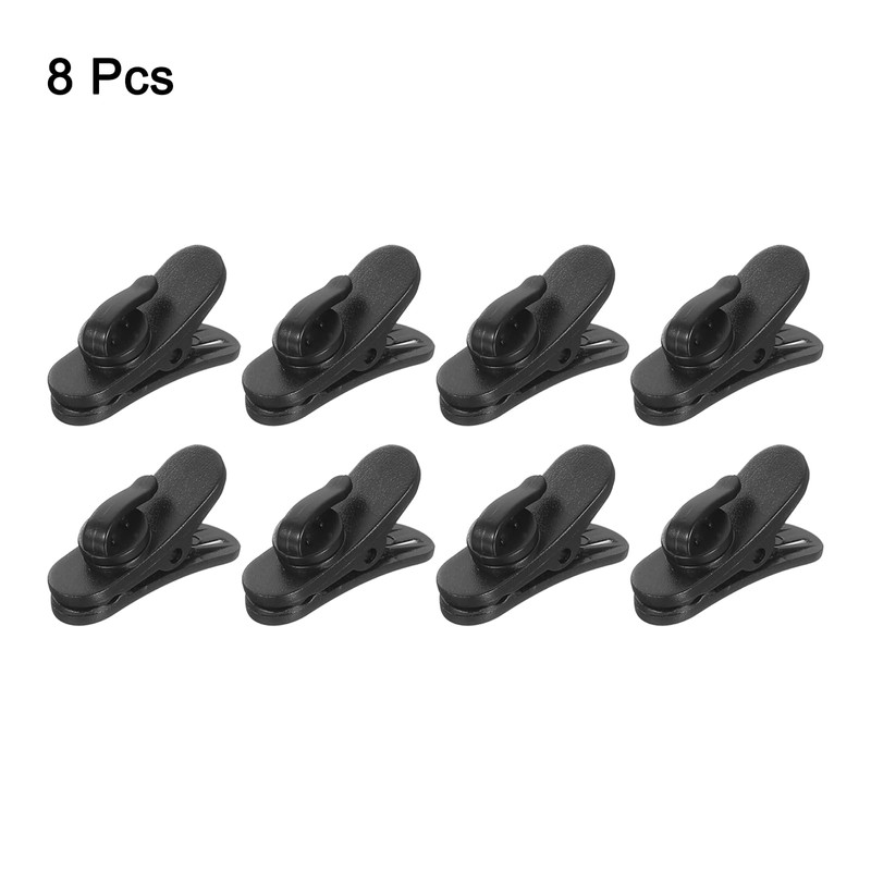 HARFINGTON 8pcs Headphone Wire Clips 0.94" Length Small Headset Cable