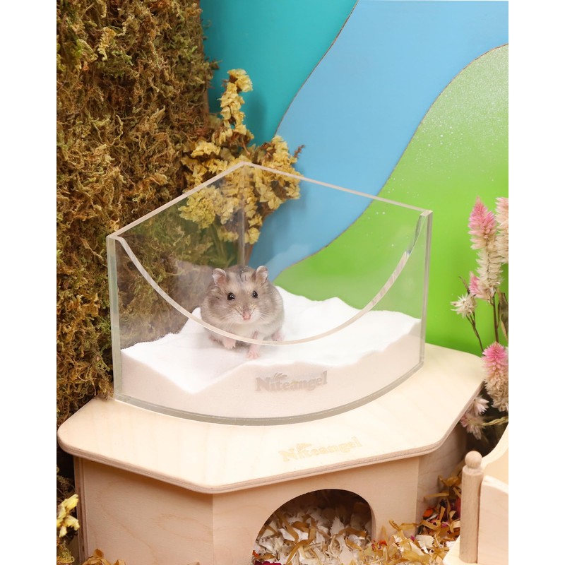 Niteangel Hamster Desert Bath Sand | No-Dust Bath or Potty