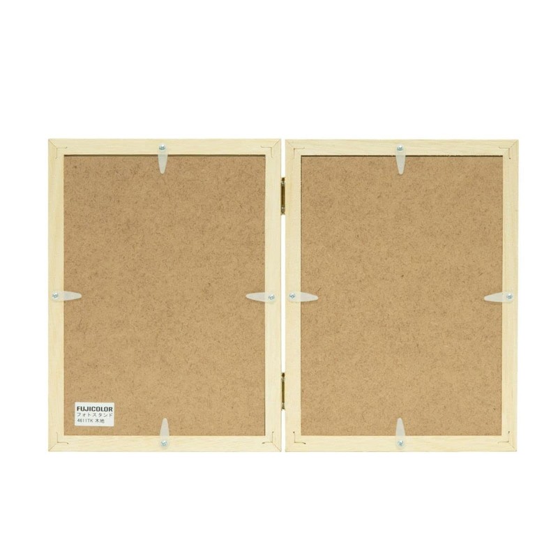 FUJICOLOR 4611TK Picture Frame, Wooden, 2L Size x 2 Sides,