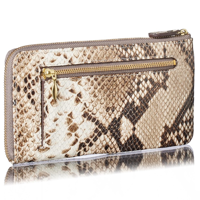[VOICE] Align Align Italian Atema Cowhide Leather Women's Long Wallet,