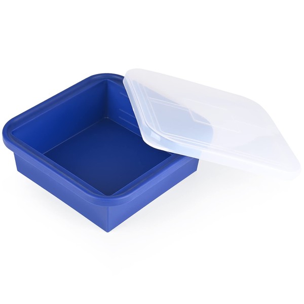 Kinggrand Kitchen 4 Cup Silicone Freezer Tray with Lid 1