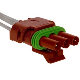 ACDelco GM Original Equipment PT430 3-Way Male Multi-Purpose Pigtail , Black