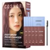 COSNORI Self Hypoallergenic Dye Easy Brow Mood Changer, Dusty Rosy Brown, 1 Piece / 코스노리 셀프 저자극 염색 이지 브로우 무드 체인저, 더스티 로지 브라운, 1개
