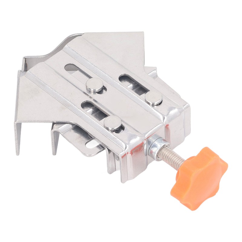 2Pcs Right Angle Clip Stainless Steel Mouth Closed 90 Degree