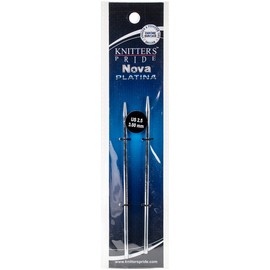 Knitter's Pride 518711-Nova Platina Interchangeable Needles, Size 2.5/3mm