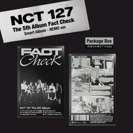 NCT 5th Album [Fact Check] (QR Ver.) Package + Image Card + Sticker + Folding Paper + QR Card + Photocard + Polaroid + 2 Pin Badges + 4 Extra Photocards