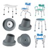 4 Pack Replacement Feet for Shower Chair | 1-1/8"Slope Rubber