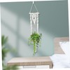 Mipcase 2pcs Flower Hanger Cotton Rope Sling Net Bag for