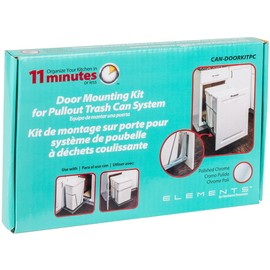 Hardware Resources Door Mount Kit for CAN-EBM Series, Polished Chrome