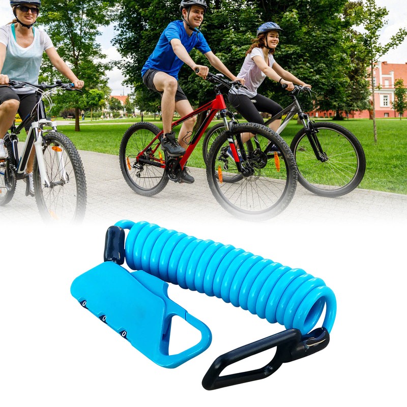 K2N Helmet Cable Lock Luggage Bike Password Anti Theft Lock