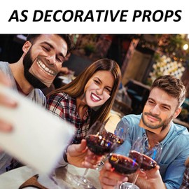 Puco Cup Pads Pack of 10 Party Mask and Cup Mat Set Versatile Coaster Set Face Covers Cup Mats Cup Pads Paper Material for Cups