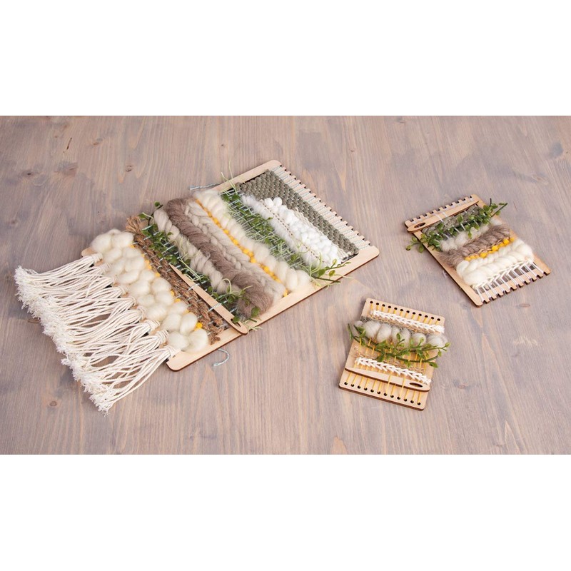 Rayher Wooden Loom Set, FSC Mix Credit, 11 Pieces, 3