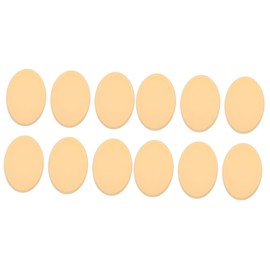 Mikinona 2sets Makeup Sponge Skin Friendly Oval Powder Puff Compact Powder for Girls 6pcs*2