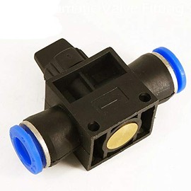 POWERTOOL Pneumatic Connector 10MM Shut Off Valve Shut Off Air Quick Control Fittings for Air Water (Pack of 1)
